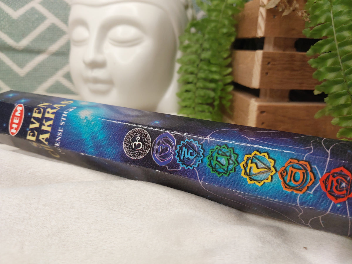Encens Seven Chakras Bâtons De Chez Tribal Soul